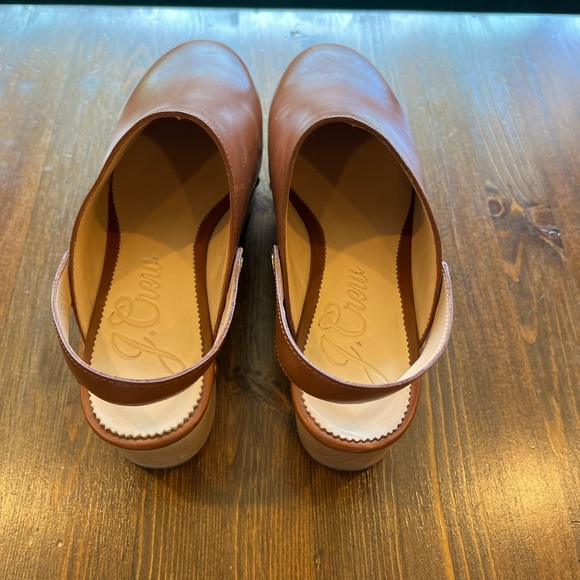 J. Crew Brown Leather Clogs - Picture 9 of 9